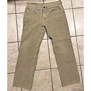 Levis Pants Mens 32x32 (Fits 30" inseam) 514 Beige Corduroy Jeans White Tab